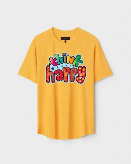 Unisex Designer Premium Quality Printed T-Shirt For Boys And Girls :: Cloth type : Cotton - Colour :: Yellow