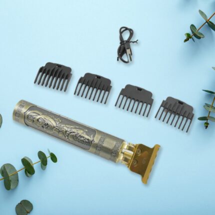 Men?s Hair Beard Trimmer Electric Clipper with Guide Combs, Oil Cleaning Brush